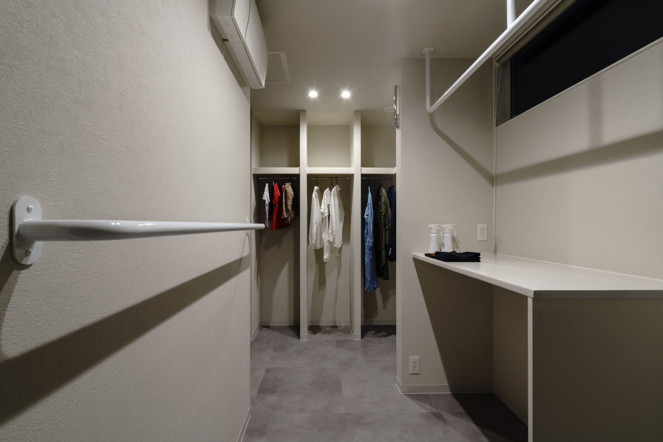 デザイン住宅　MIOSホテルのように暮らす平屋の家事楽設計